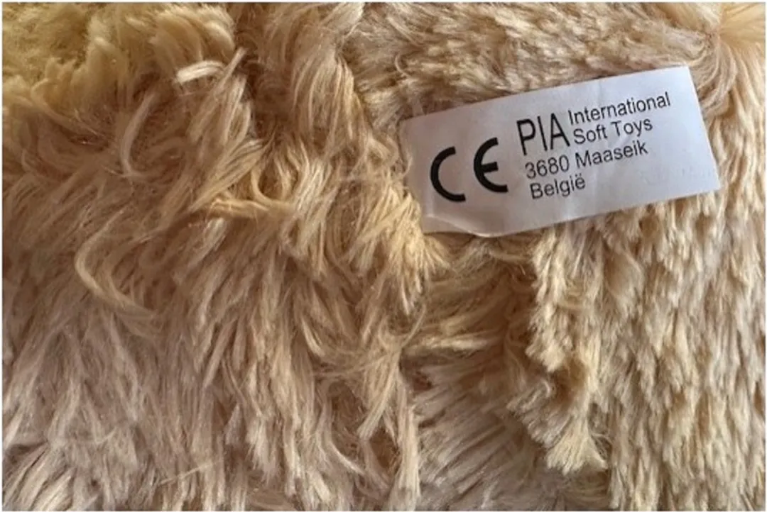 PIA Soft Toys Beer met Strik 100cm - Beige