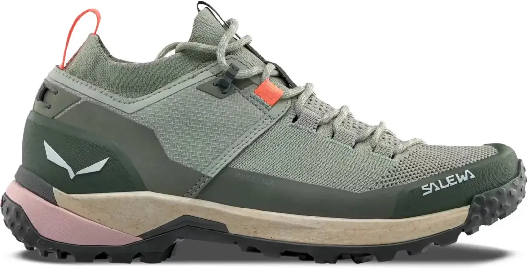 Salewa Puez 2 Knit PTX Dames Wandelschoenen - Shadow/Dark Olive - afbeelding 5 van 6