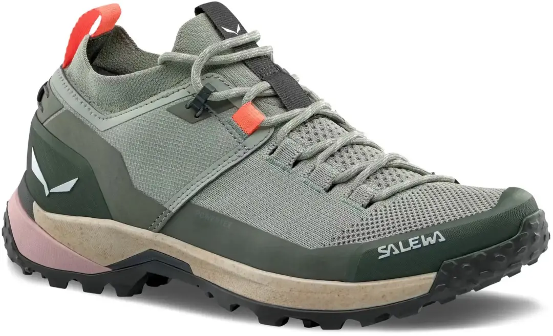 Salewa Puez 2 Knit PTX Dames Wandelschoenen - Shadow/Dark Olive - afbeelding 6 van 6