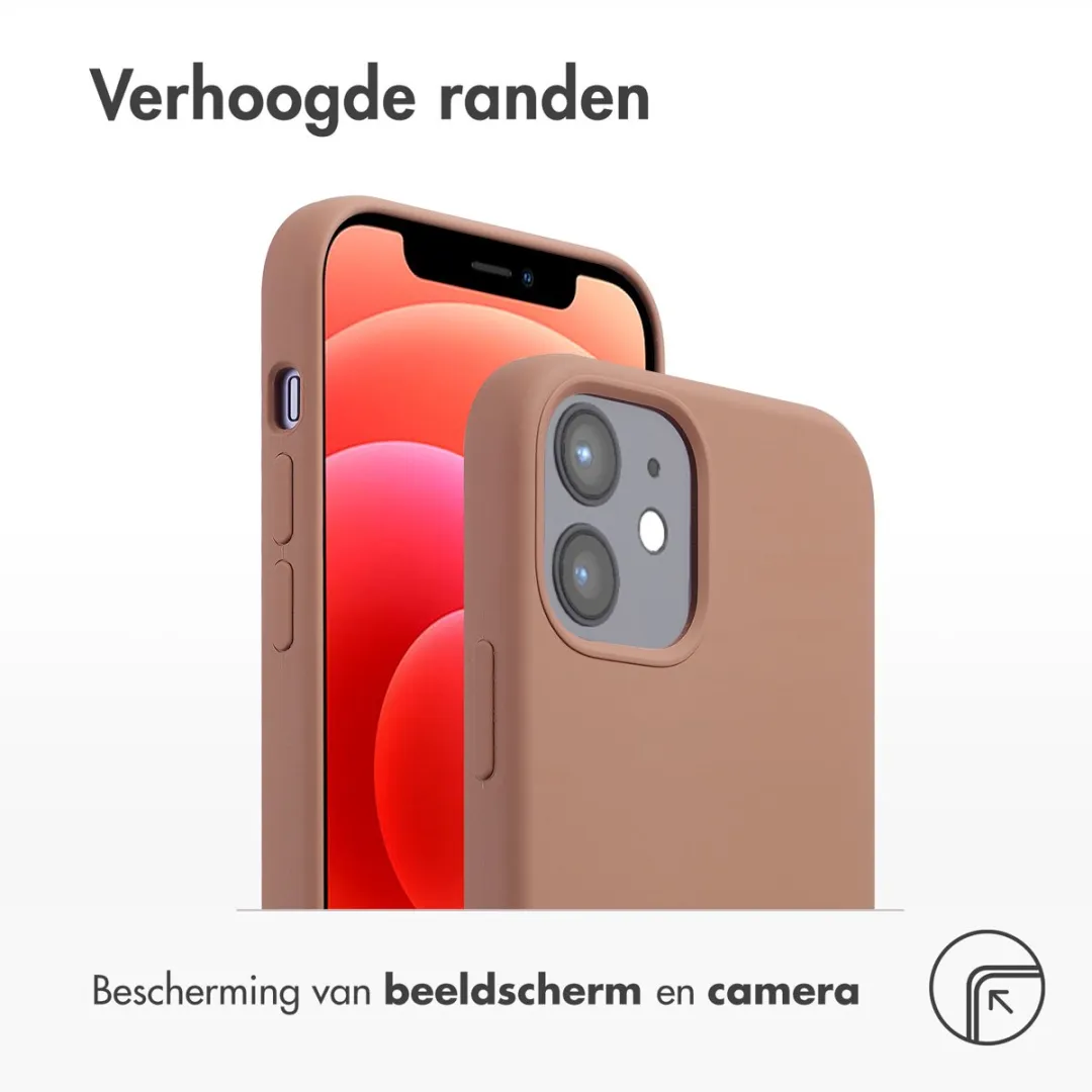 Accezz Hoesje iPhone 12 Pro/12 MagSafe - Lichtbruin
