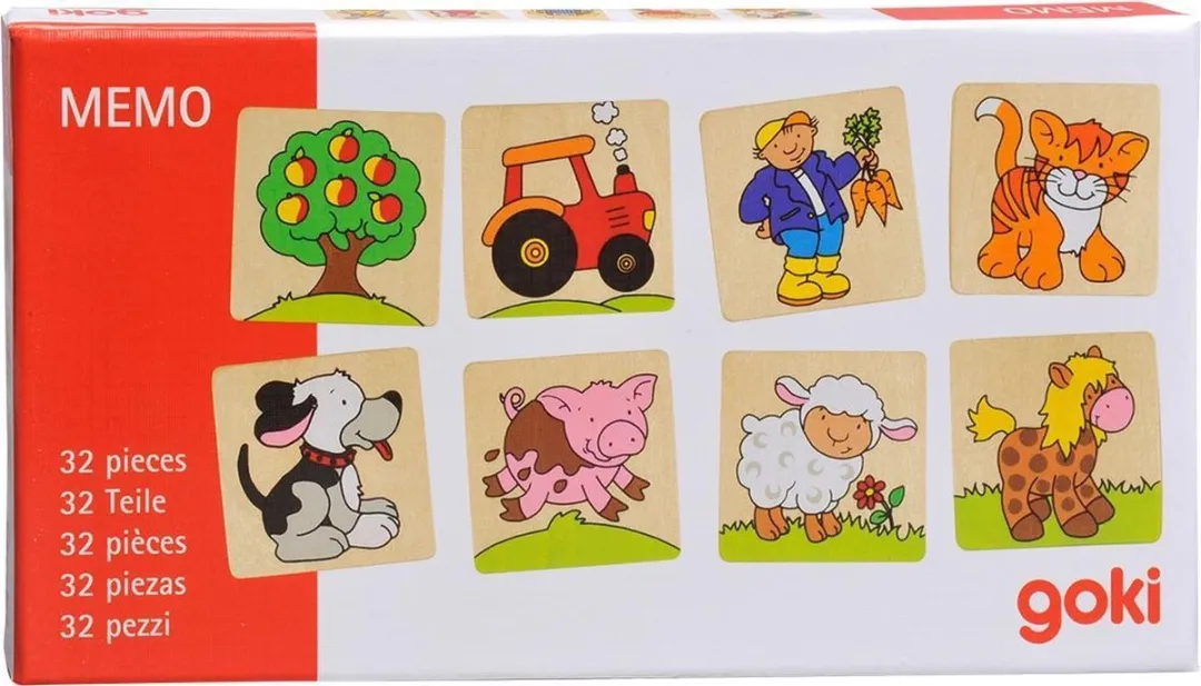 Goki Memo Game Farm 56890 - Multicolor - afbeelding 3 van 5