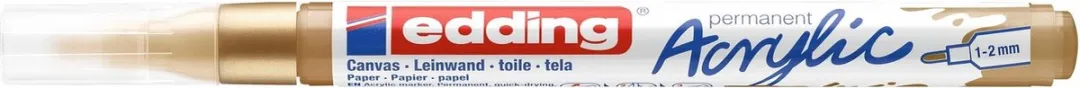 edding 5300 Acrylic Marker - Rijkgoud - Fijne punt 1-2mm - afbeelding 2 van 3