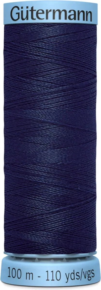 Gutermann Zijde Garen 100m - Zwart/Grijs/Wit