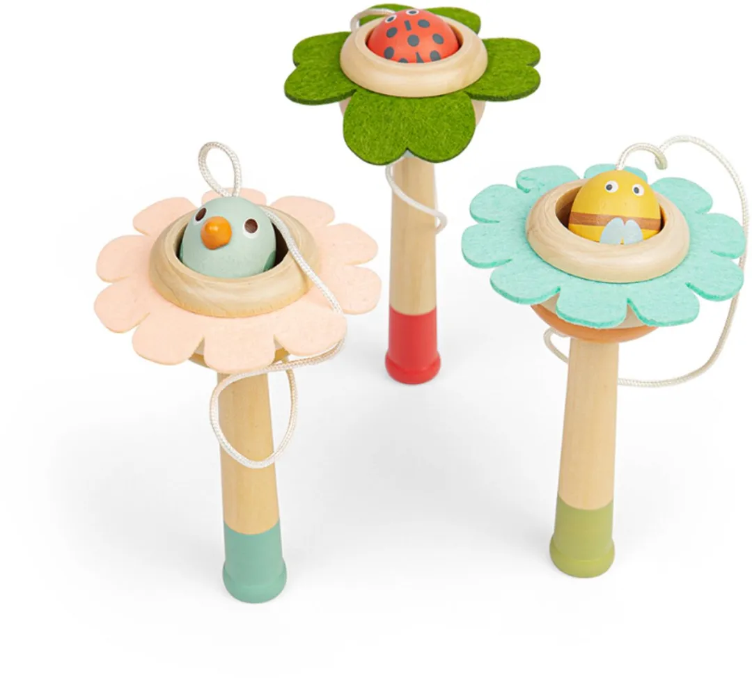 BIGJIGS Flower Ball and Cup - Multicolor