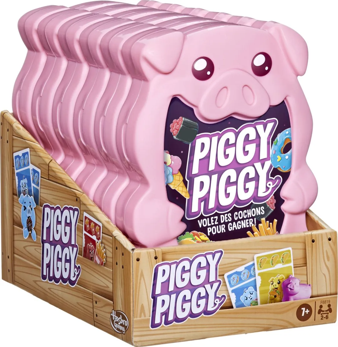 Hasbro Gaming Piggy Piggy Kaartspel - 2-7 Spelers