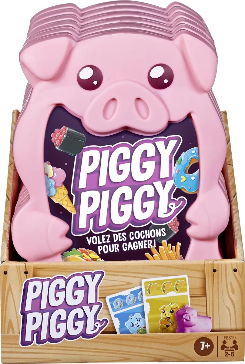 Hasbro Gaming Piggy Piggy Kaartspel - 2-7 Spelers