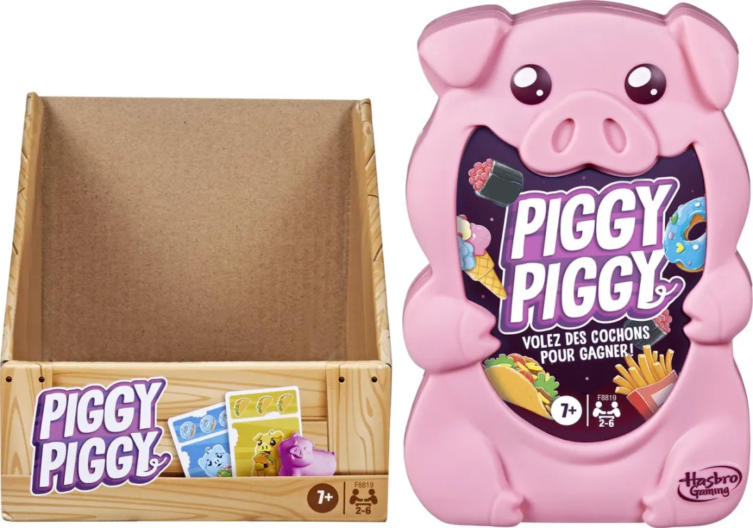 Hasbro Gaming Piggy Piggy Kaartspel - 2-7 Spelers