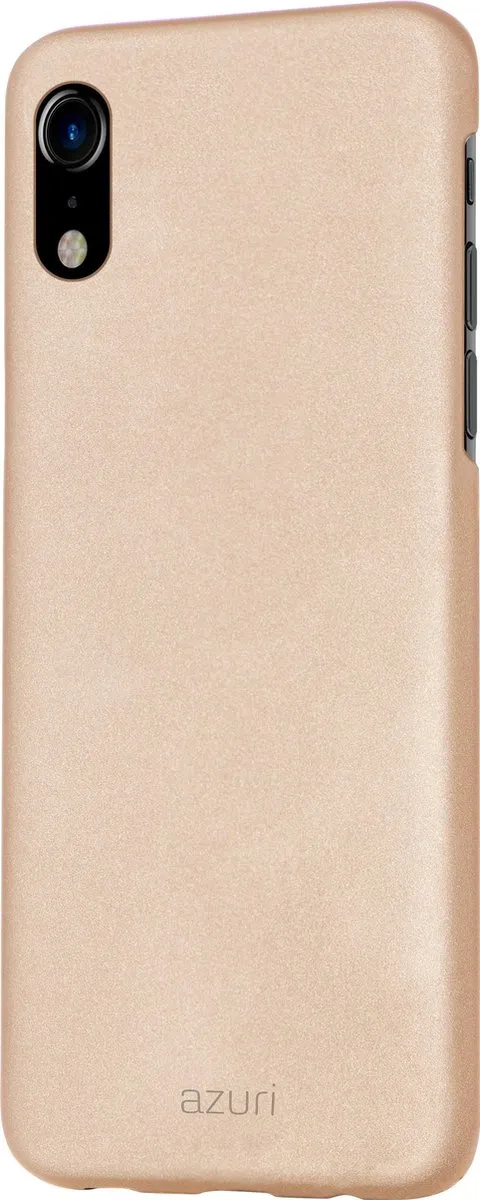 Azuri Metallic Cover iPhone XR - Goud - AZCOVMETIPHXR-GLD