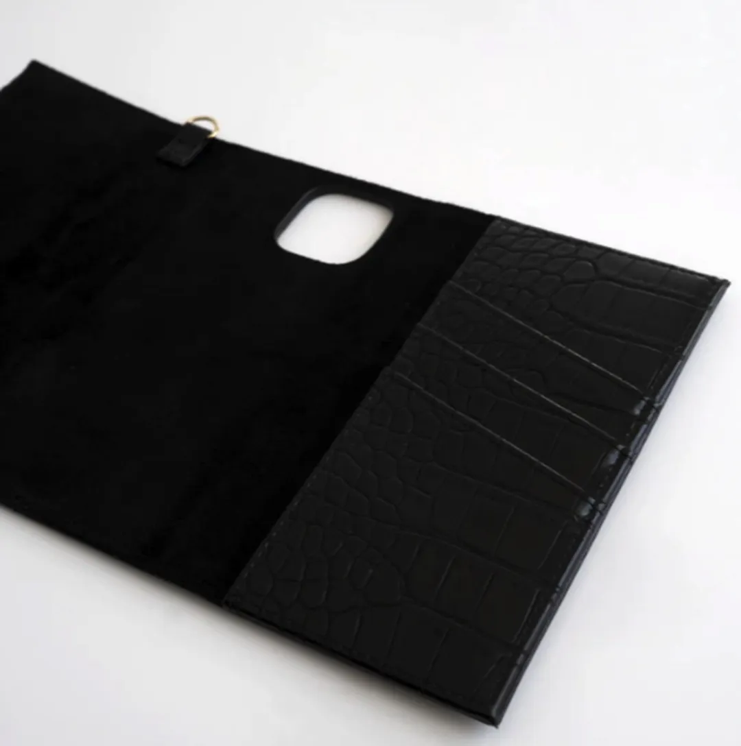 iDeal of Sweden Signature Clutch iPhone 8/7/6/6s/SE - 3 Pasjes - Zwart