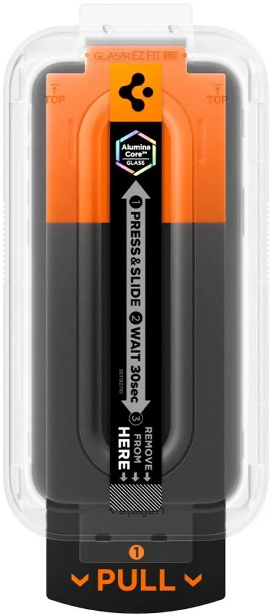 Spigen EZ Fit Glas.tR AGL10095 iPhone 17 Pro Max Screenprotector - afbeelding 6 van 6
