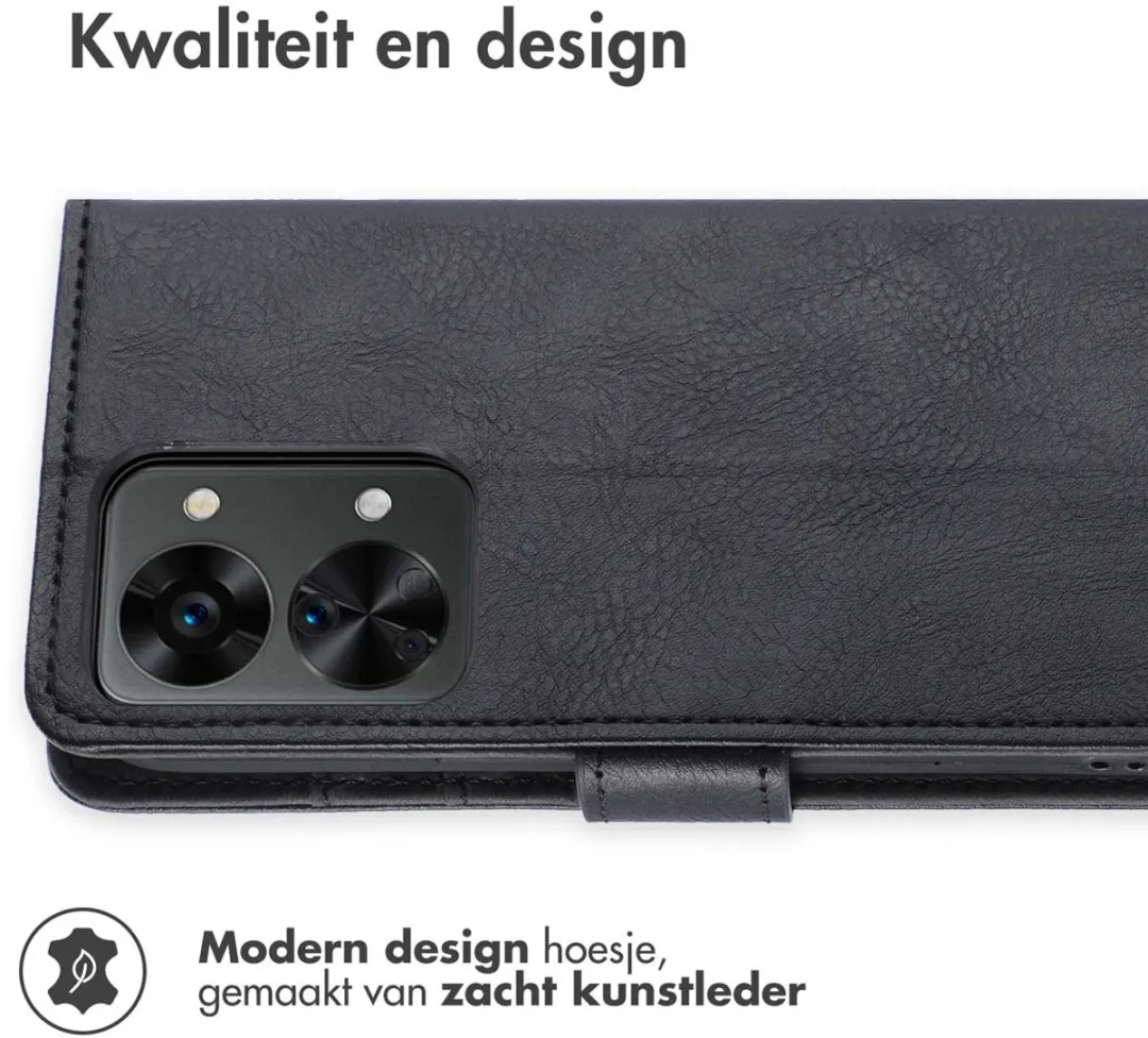 Imoshion Hoesje OnePlus Nord 2T - 3 Pasjes - Zwart