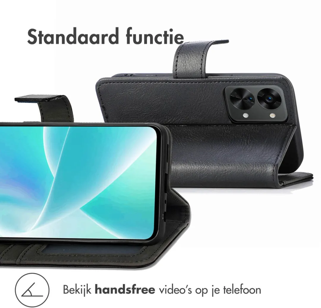 Imoshion Hoesje OnePlus Nord 2T - 3 Pasjes - Zwart