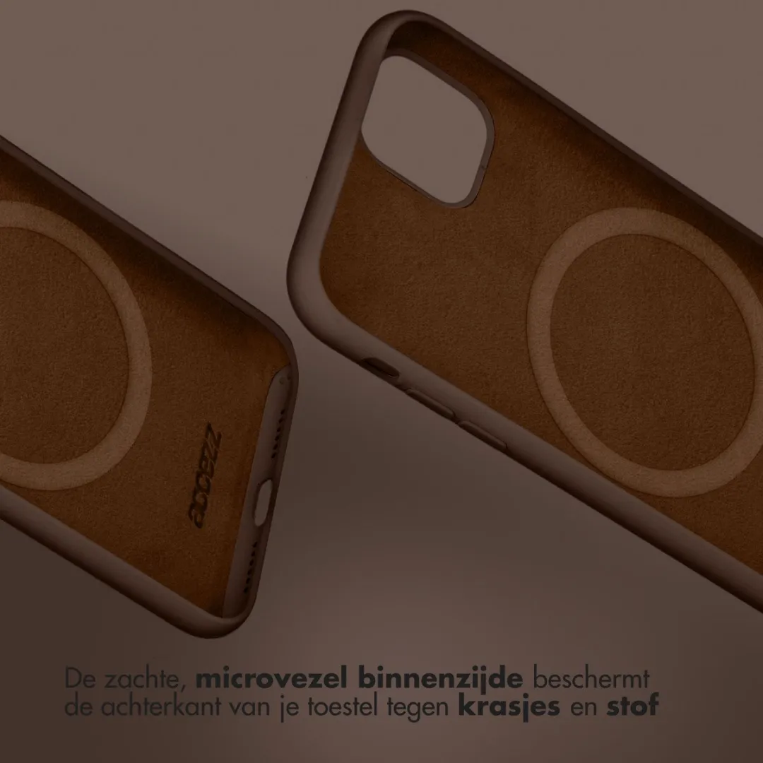 Accezz iPhone 17 MagSafe Hoesje - Bruin