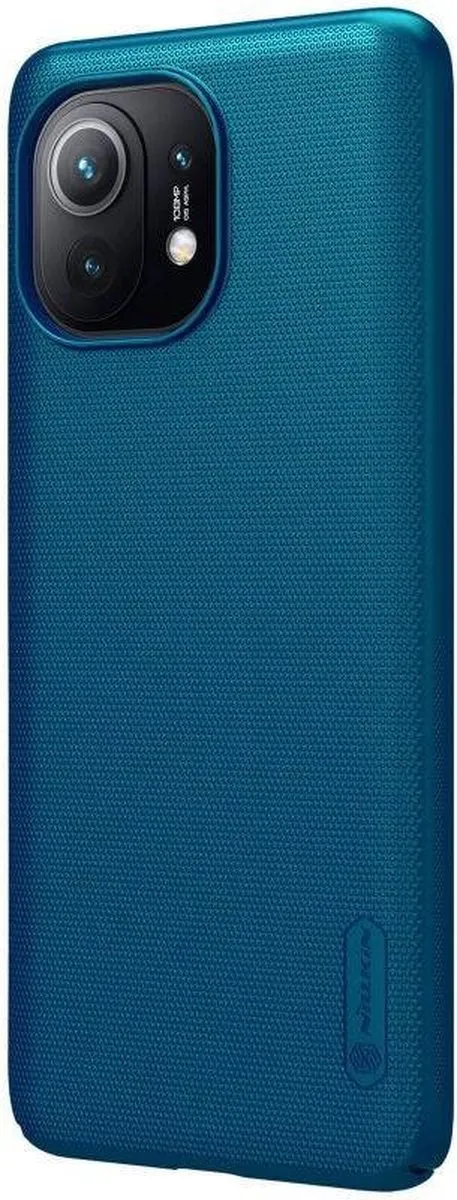Nillkin Super Frosted Shield - Hoesje geschikt voor Xiaomi Mi 11 Blauw