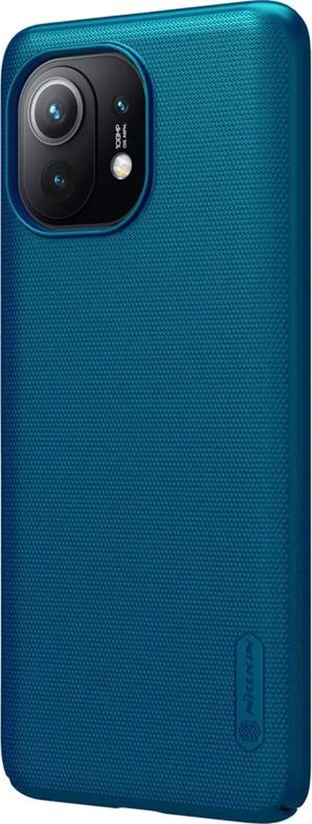 Nillkin Super Frosted Shield Hoesje Xiaomi Mi 11 - Blauw - afbeelding 6 van 6