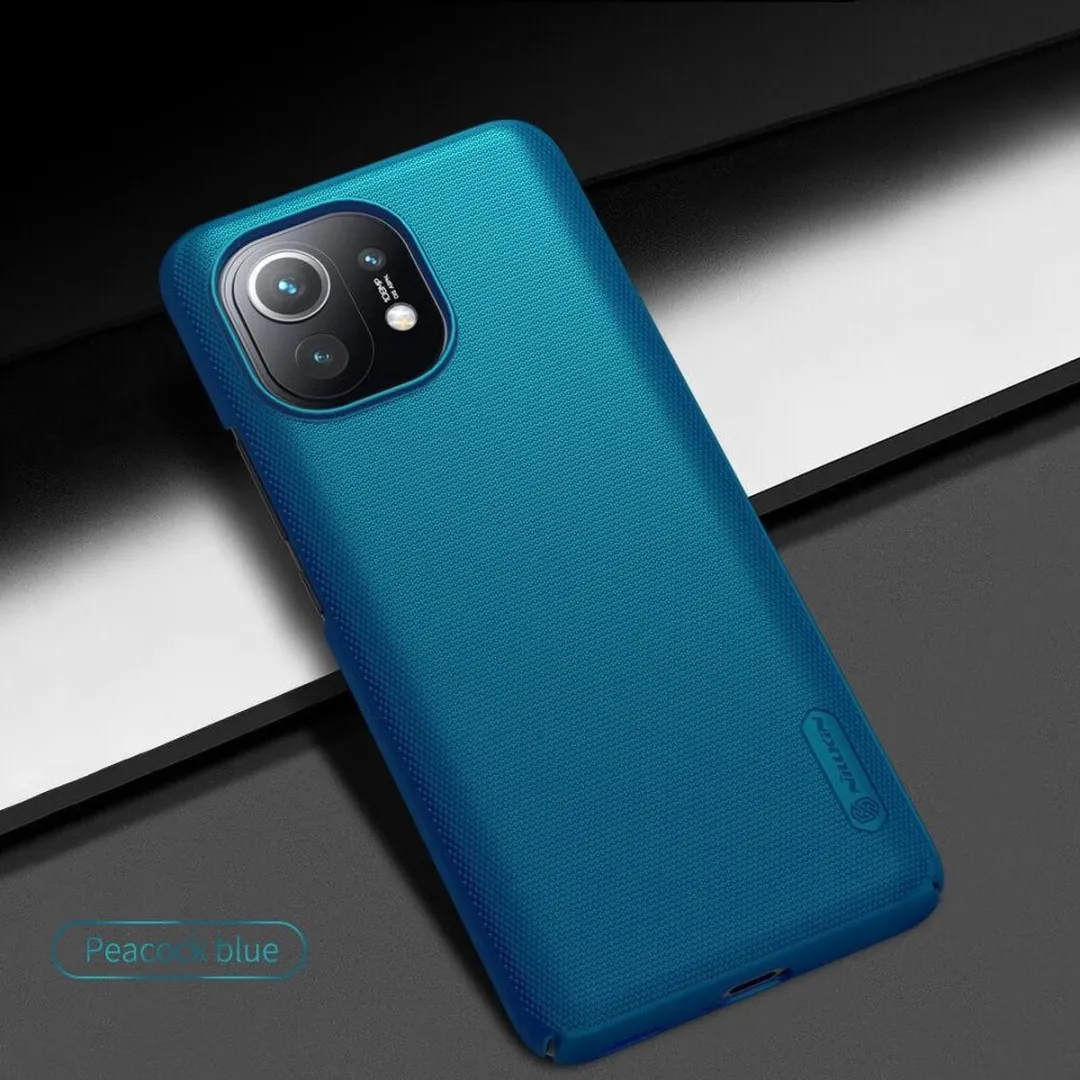Nillkin Super Frosted Shield - Hoesje geschikt voor Xiaomi Mi 11 Blauw