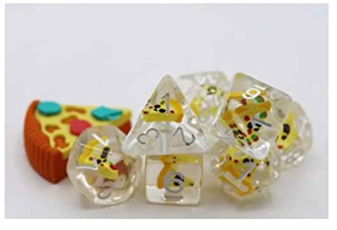 Foam Brain Games Pizza Dobbelstenen Set Multicolor