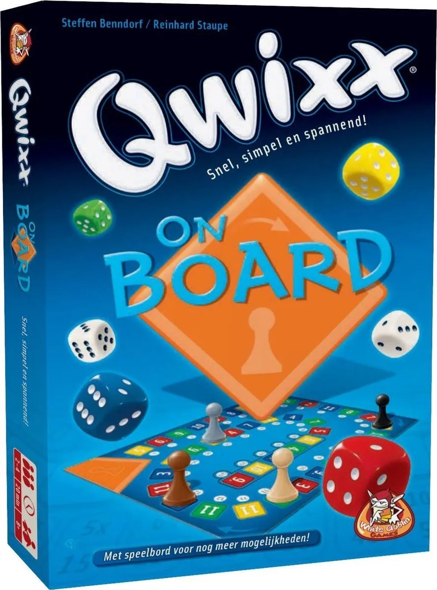 White Goblin Games Qwixx On Board Dobbelspel - 2-5 spelers - 448477