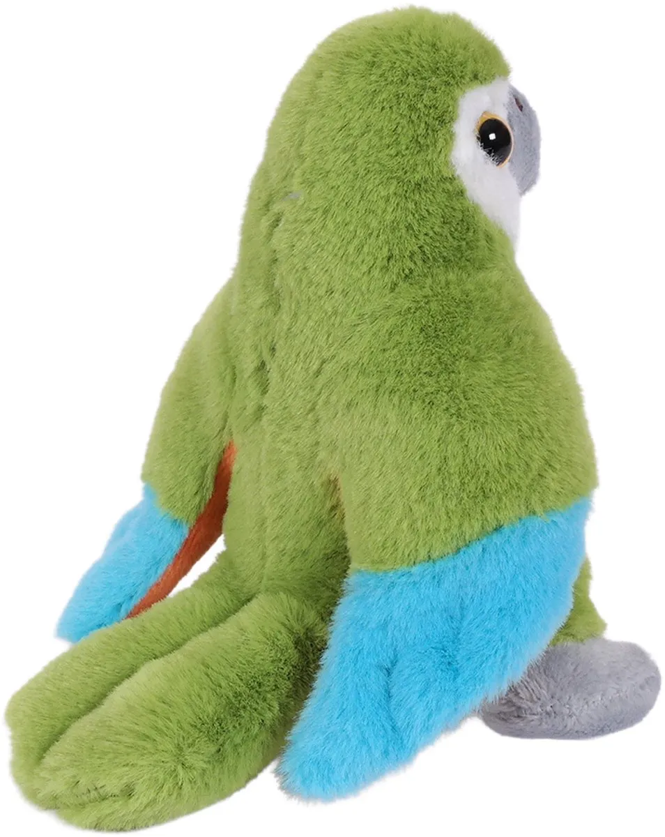 PIA Soft Toys Pluche Papegaai - Groen 12cm