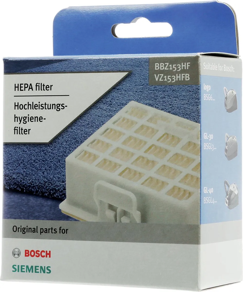 Bosch BBZ153HF Stofzuigerfilter - Hepa - G XL