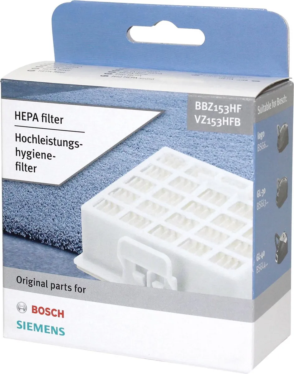 Bosch BBZ153HF Stofzuigerfilter - Hepa - G XL - afbeelding 6 van 6