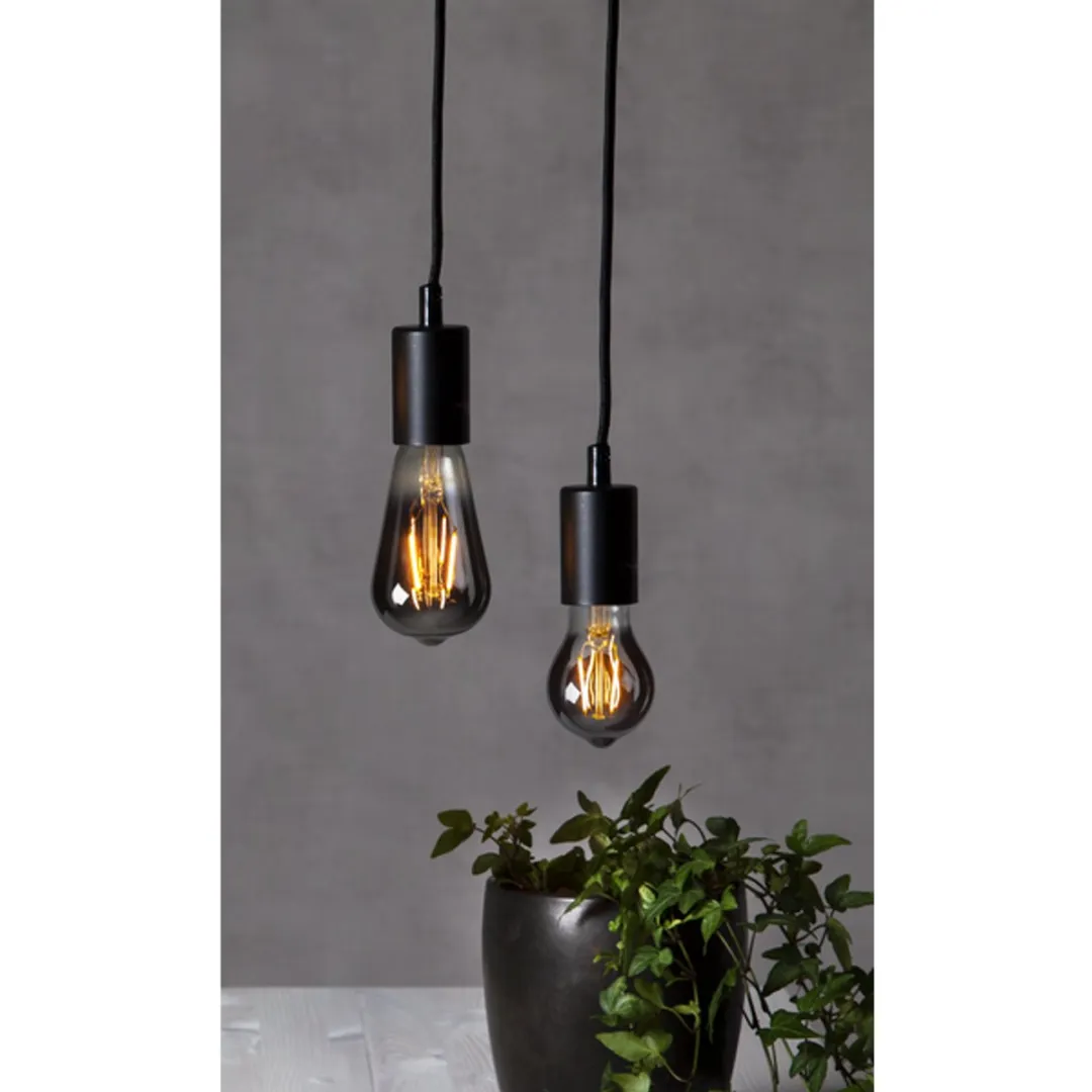 Star Trading Druppel-Edison E27 1.8W Rookglas - 5 Stuks - afbeelding 6 van 6