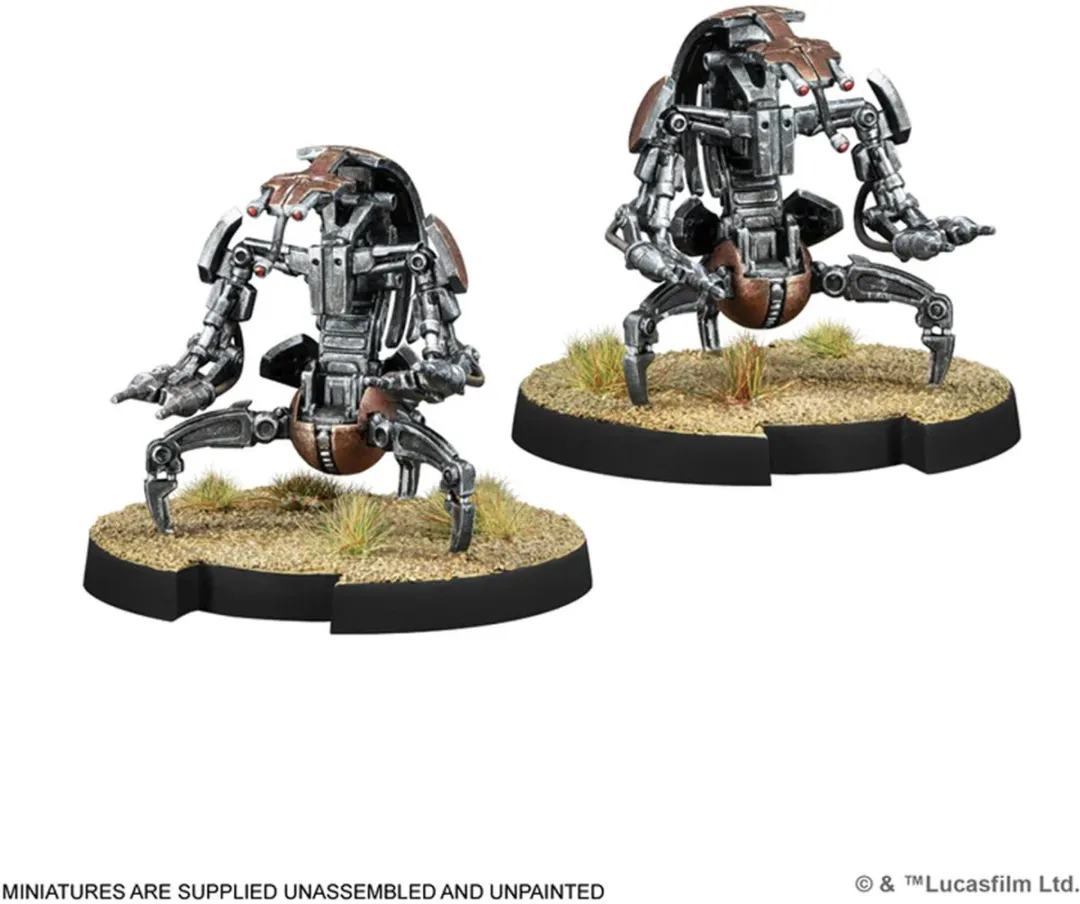 Atomic Mass Games Star Wars Legion Droidekas SWQ36 Tabletop Miniatuur