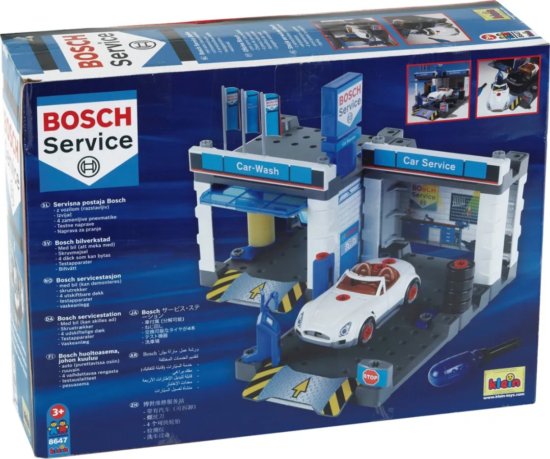 Klein Toys Bosch Car Service Autogarage 8647 - Multicolor