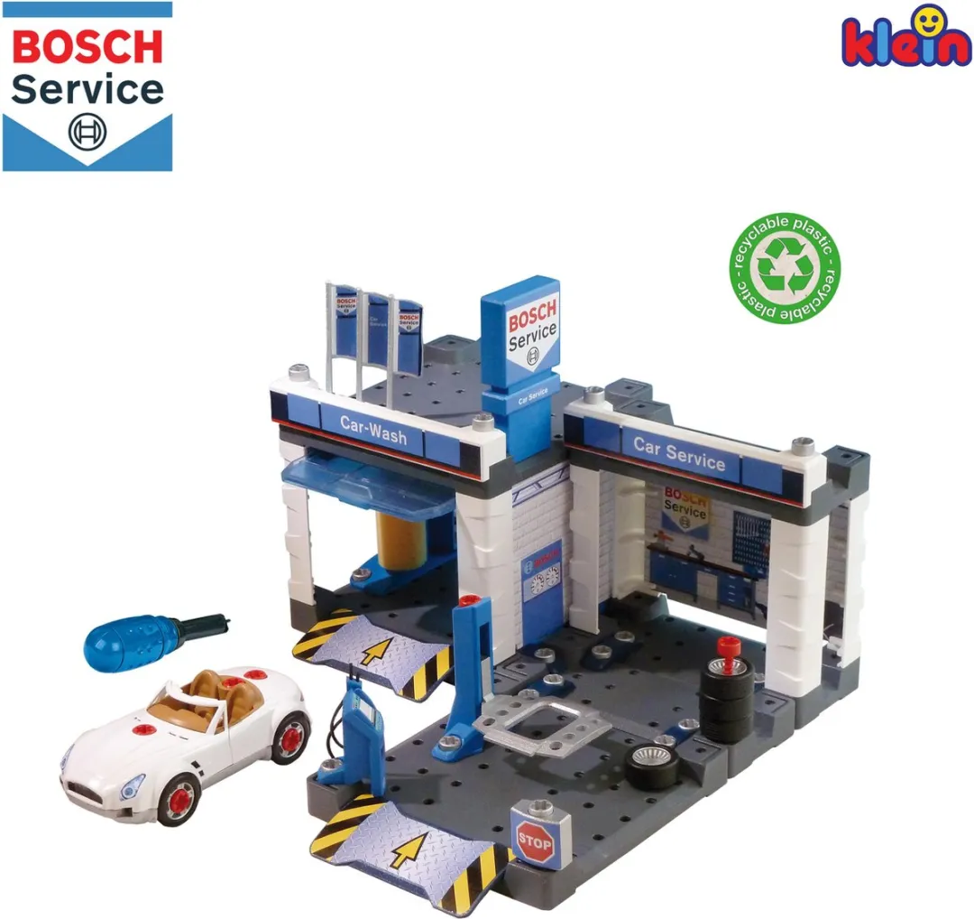 Klein Toys Bosch Car Service Autogarage 8647 - Multicolor - afbeelding 6 van 6