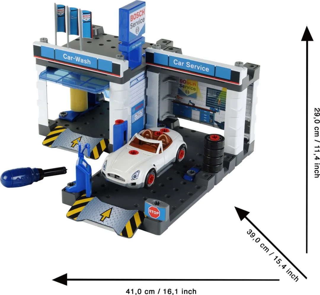 Klein Toys Bosch Car Service Autogarage 8647 - Multicolor