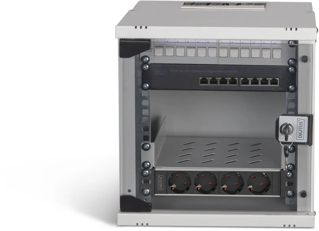 Digitus DN-49100-SET Wandrek 6U - Grijs