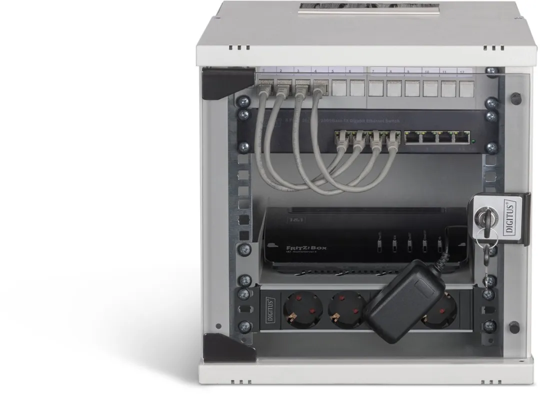 Digitus DN-49100-SET Wandrek 6U - Grijs