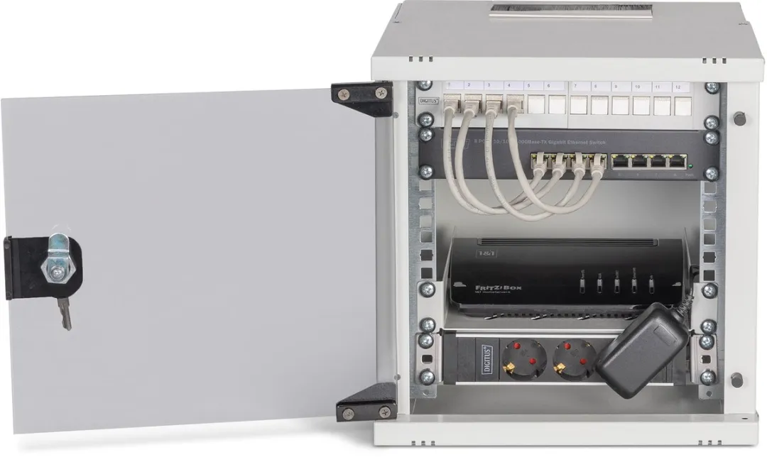 Digitus DN-49100-SET Wandrek 6U - Grijs - afbeelding 6 van 6