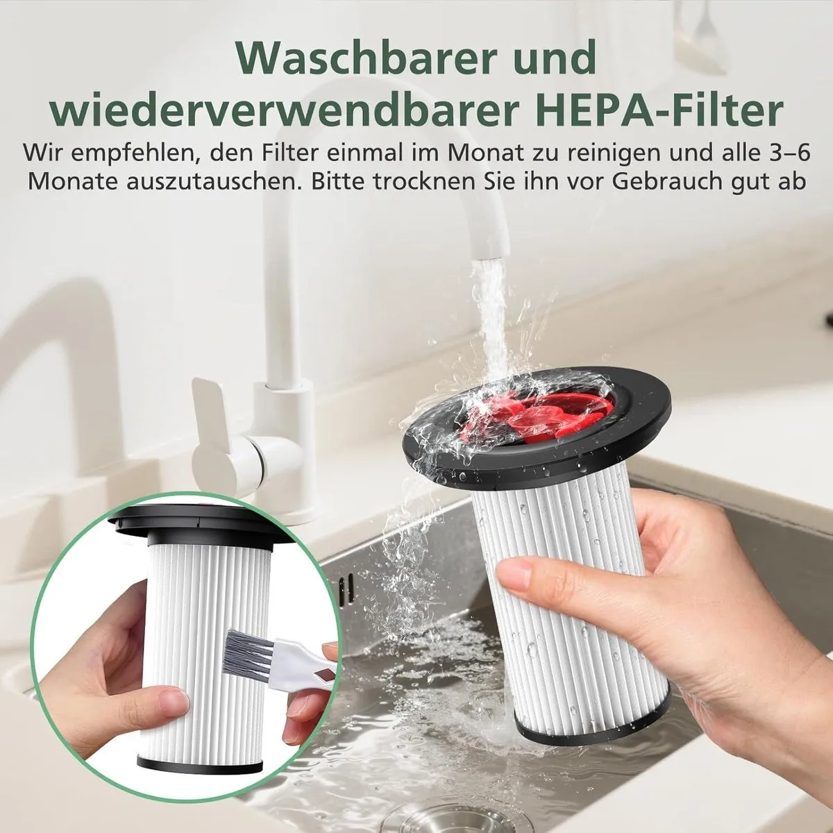 Bosch HEPA Reservefilters 12023349 - 2 Stuks - Rood/Wit/Zwart