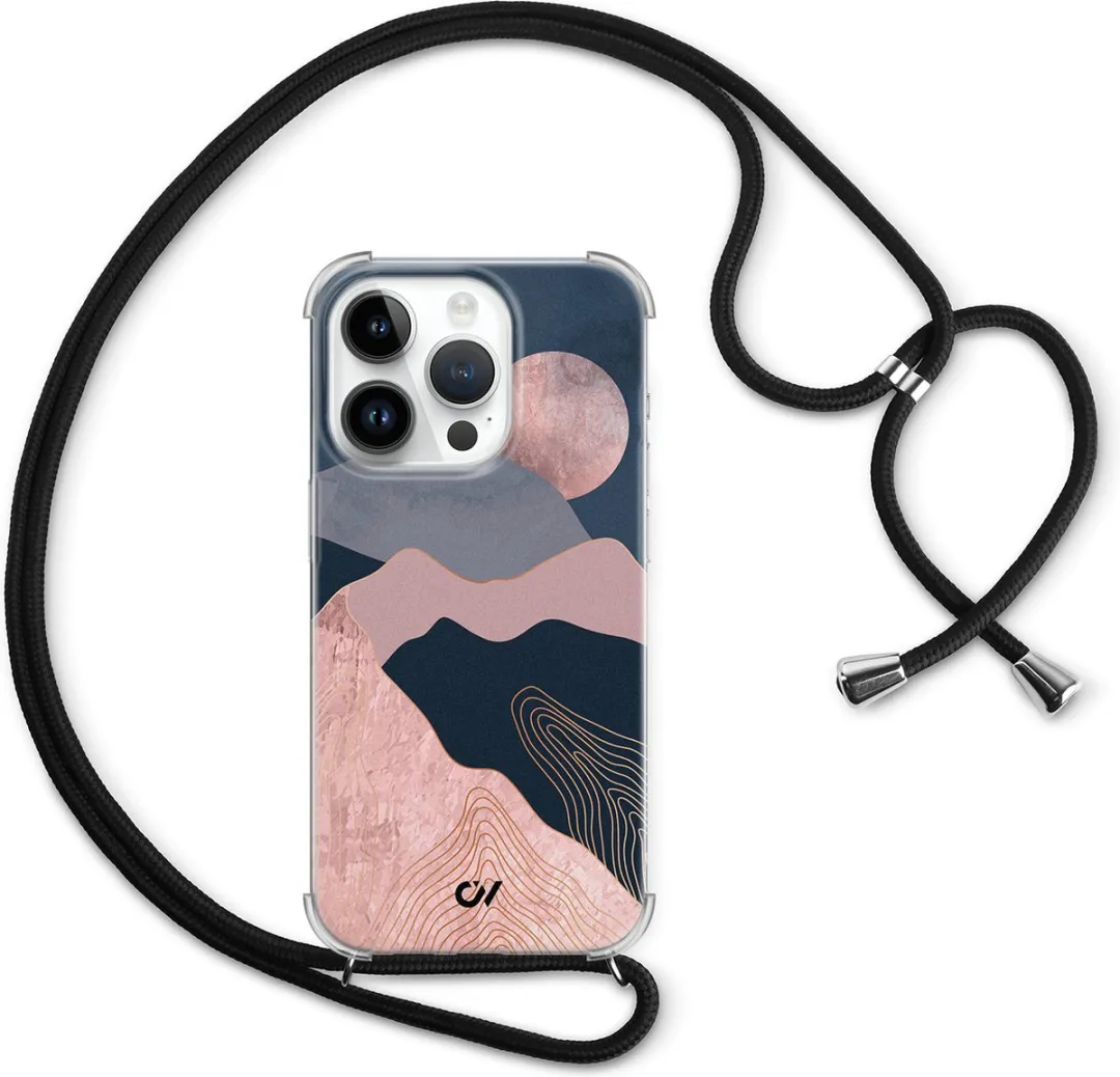 Casevibes Telefoonhoesje iPhone 14 Pro Max Landscape Rosegold - C/14PM/UV/005
