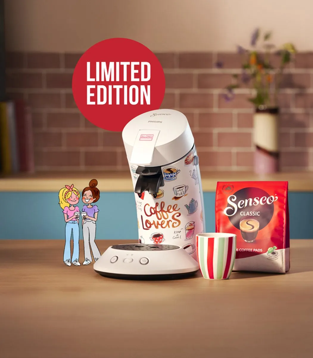Philips Senseo Original Plus CSA210/15 Koffiepadmachine - Limited Edition Blond Amsterdam