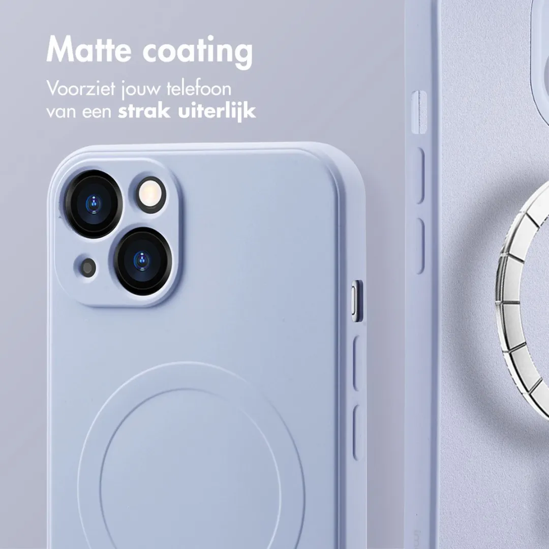 imoshion Hoesje - Geschikt voor Apple iPhone 13 - Color Backcover geschikt voor MagSafe - Lila
