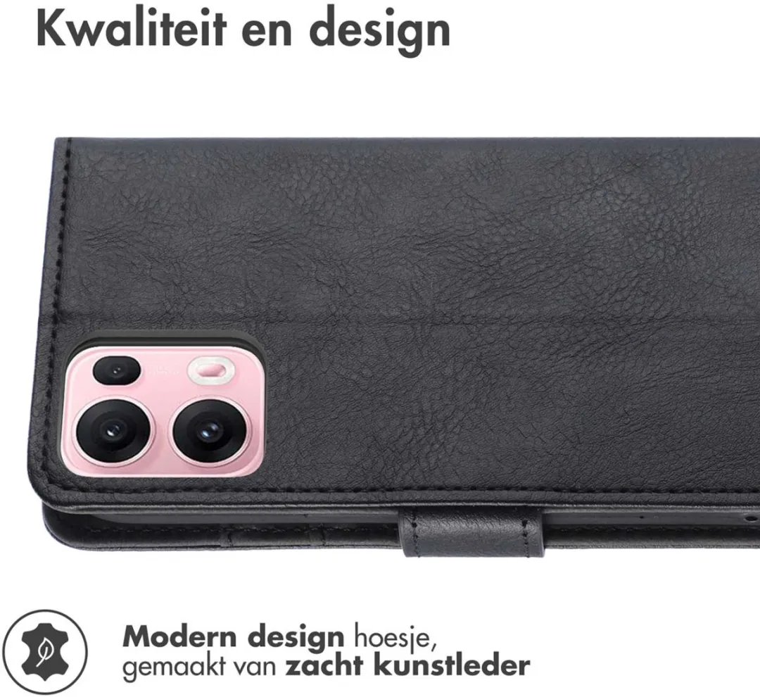 Imoshion Hoesje Oppo Reno 13 Pro - 3 Pasjes - Zwart