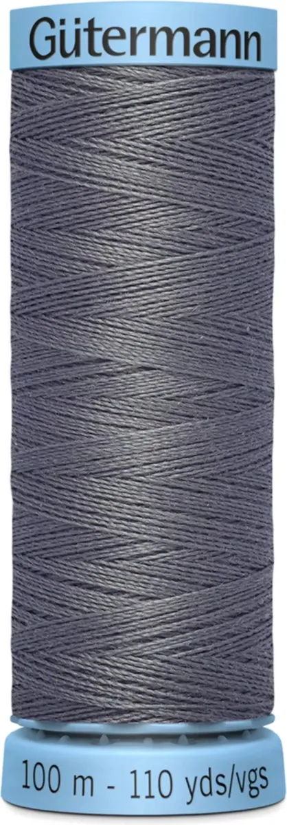 Gutermann Zijde Garen 100m - Zwart/Grijs/Wit
