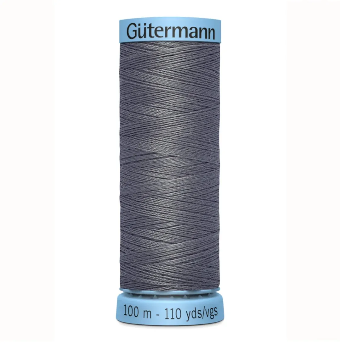 Gutermann Zijde Garen 100m - Zwart/Grijs/Wit