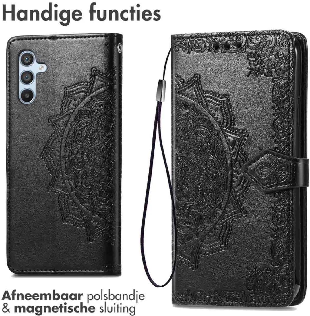 Imoshion Hoesje Samsung Galaxy A54 - 3 Pasjes - Zwart