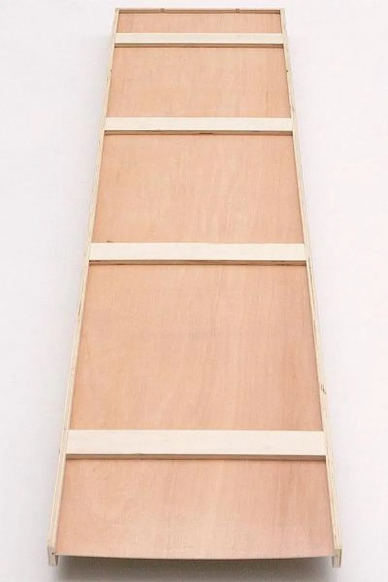 ThysToys Sjoelbak 200 cm - Wedstrijdsjoelbak van hout met 30 sjoelstenen