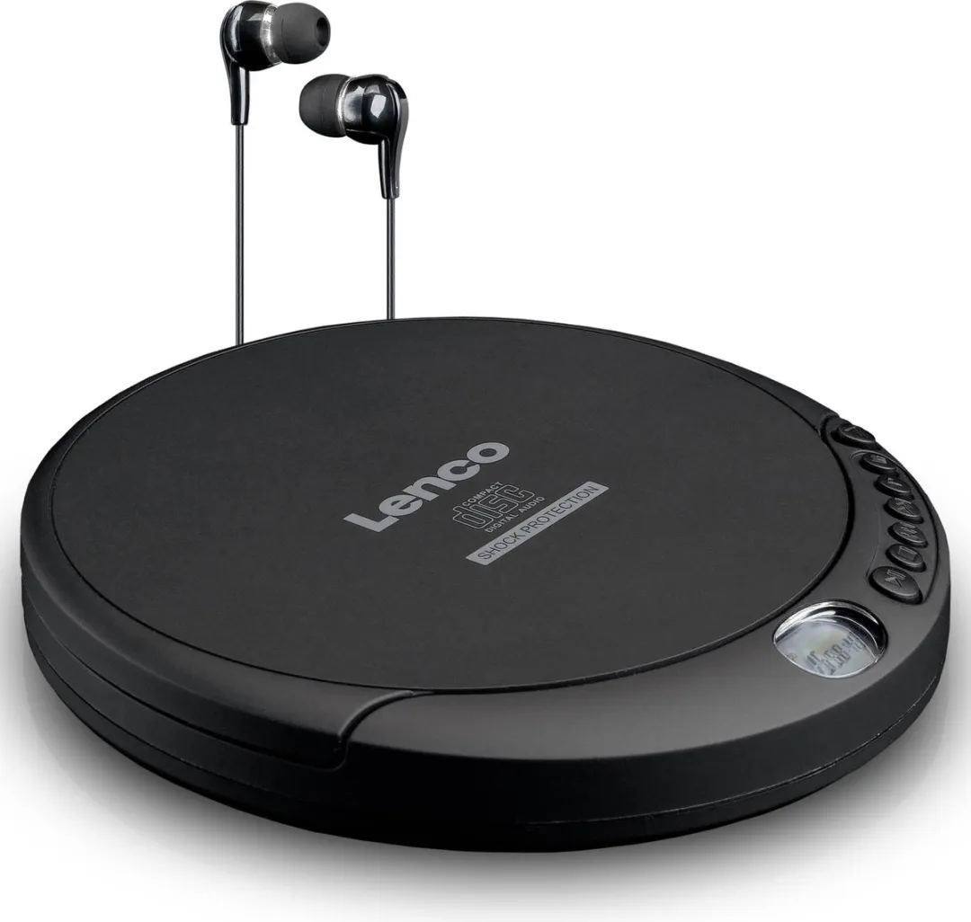 Lenco CD-200 Discman - Anti-Shock Zwart