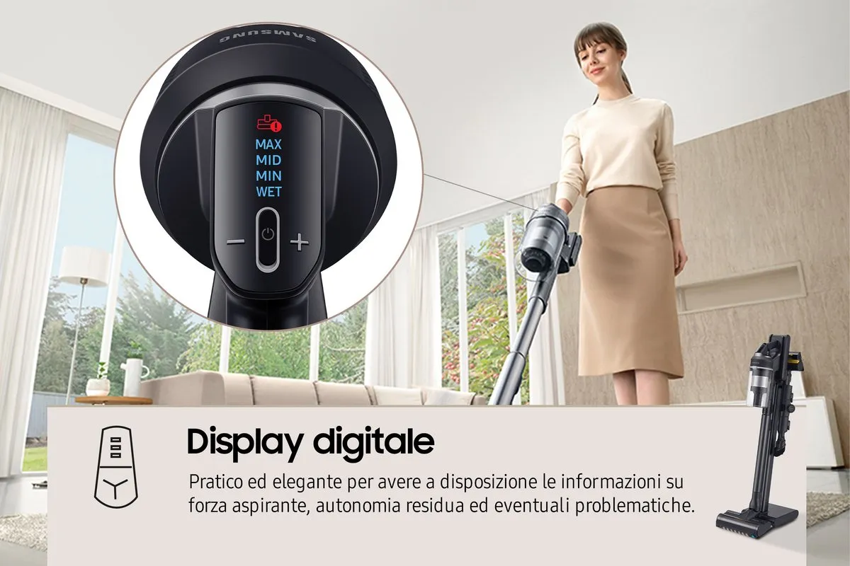Samsung Jet 95 Complete VS20C9554TK Stofzuiger - Zwart