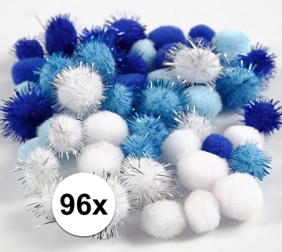 Creativ Company Knutsel Pompons 96 Stuks