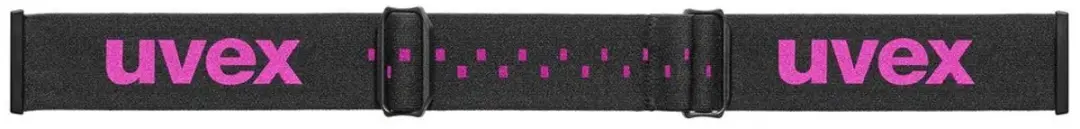 Uvex pwdr FM Skibril Junior - Black Matt - Roze Lens - afbeelding 3 van 5