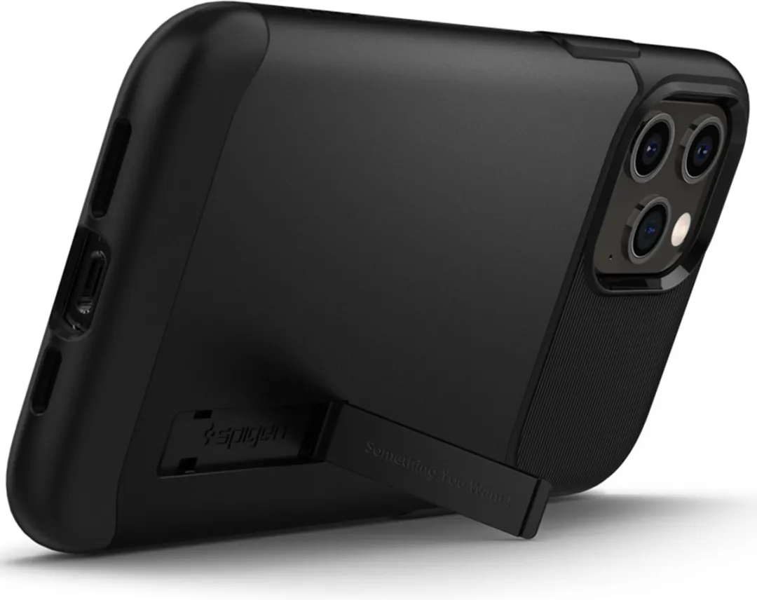Spigen Slim Armor Air iPhone 12 Pro Max Hoesje 43596 - Zwart - afbeelding 6 van 6