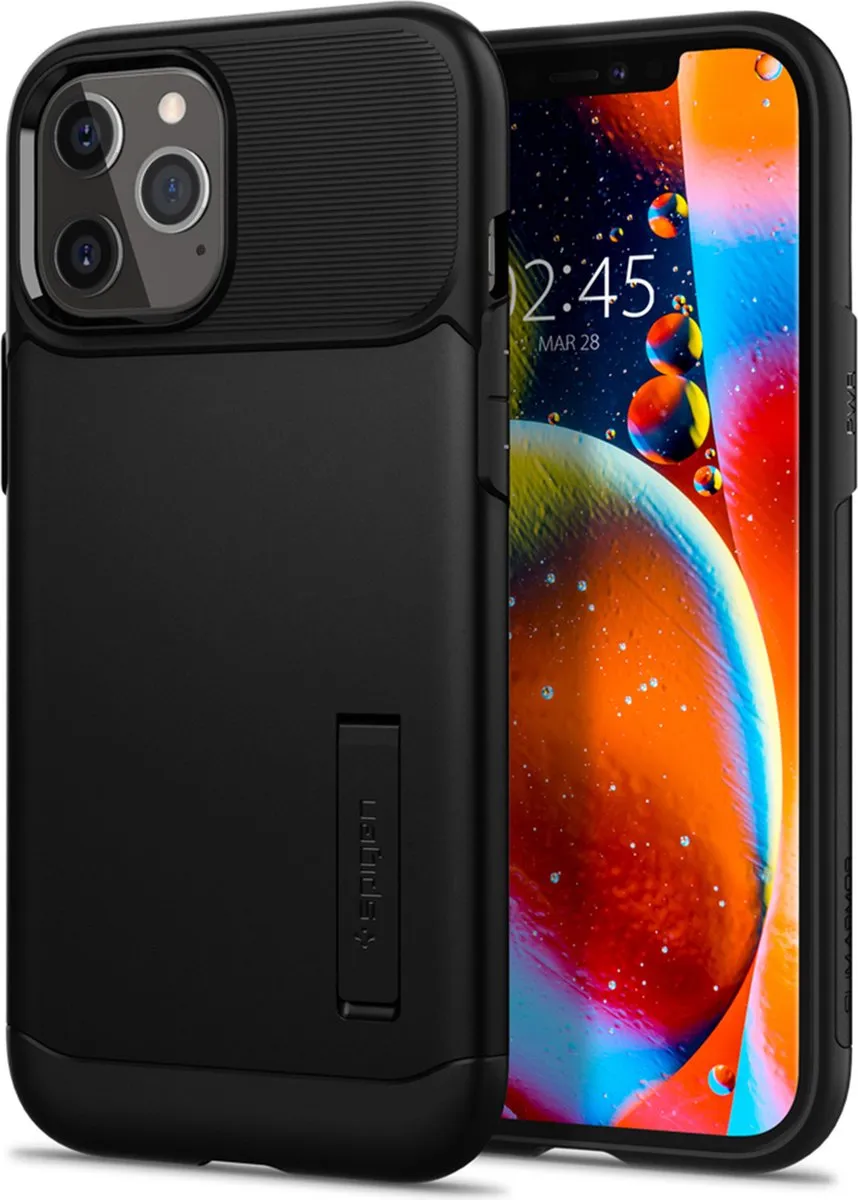 Spigen Slim Armor Air iPhone 12 Pro Max Hoesje 43596 - Zwart