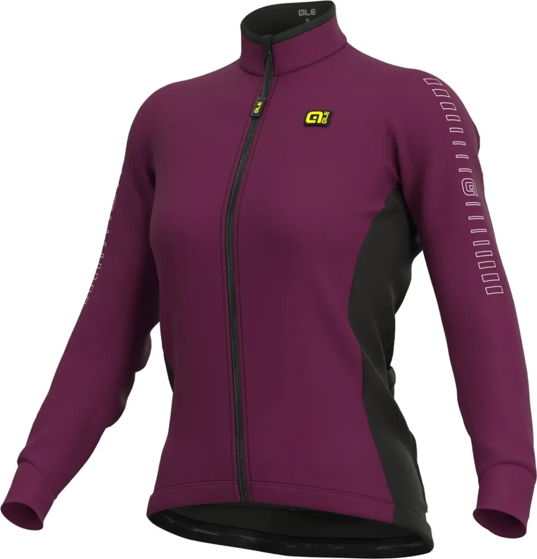 Alé Solid Fondo Dames Fietsshirt Lange Mouwen - Zwart - S - afbeelding 6 van 6