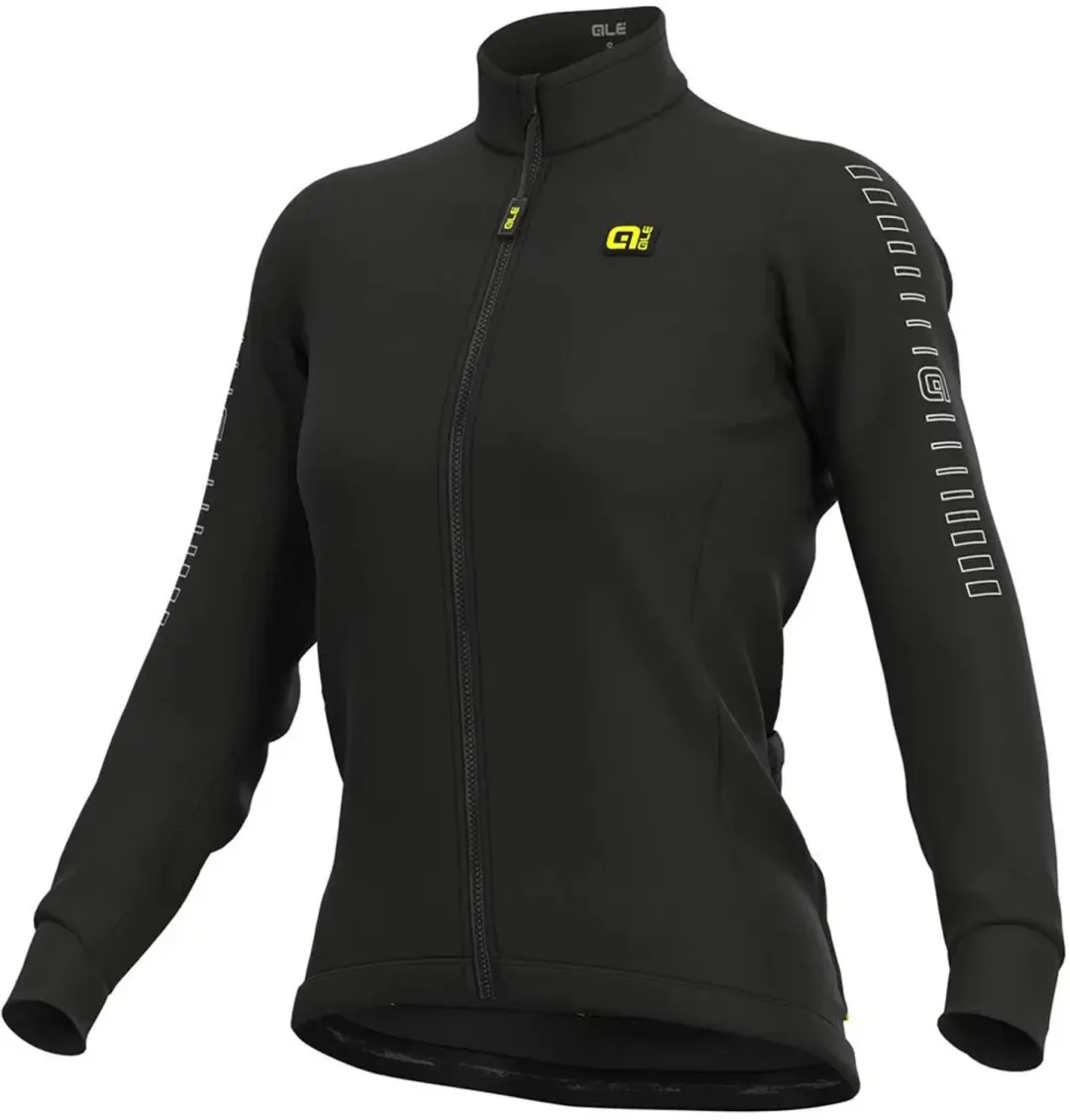 Alé Solid Fondo Dames Fietsshirt Lange Mouwen - Zwart - S - afbeelding 3 van 6